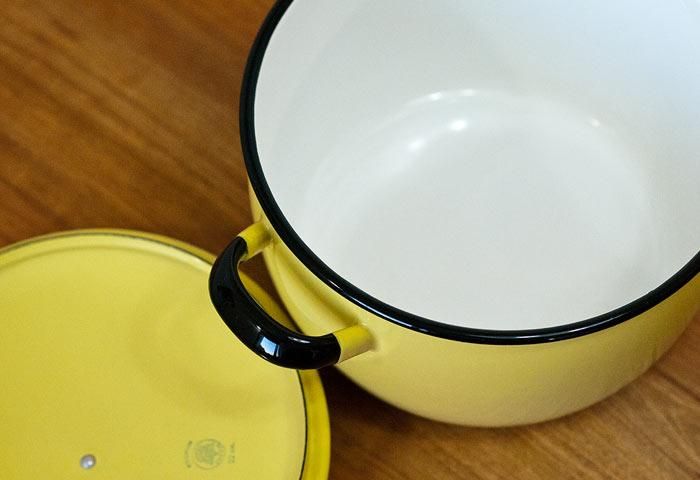 KOCKUMS（コクムス）／ホーロー両手鍋（イエロー）／スウェーデン