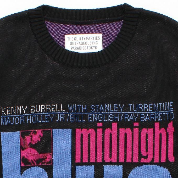 WACKO MARIA/ワコマリア/BLUE NOTE / JACQUARD SWEATER ( TYPE-4