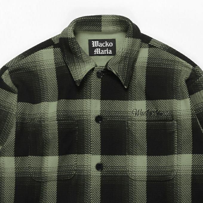 WACKO MARIA/ワコマリア/CHECK FLEECE SHIRT JACKET ( TYPE-2