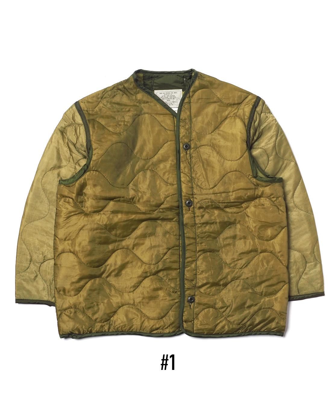 DEAD STOCK】70s US ARMY M-65 FIELD JACKET LINER w/BUTTON 米軍