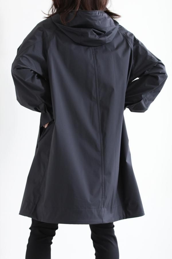 Mame Kurogouchi(マメ) Water Repellent Nylon Hooded Coat - YAMAROKU