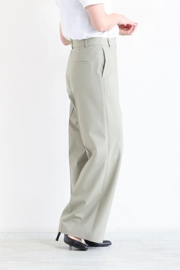 Theory(セオリー) TRACEABLE WOOL RELAXED TROUSER SOFT SAGE