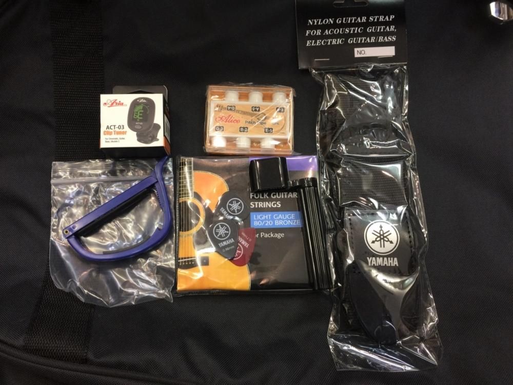 YAMAHA F310P NAT アコースティックギター ＆ 初心者8点セット