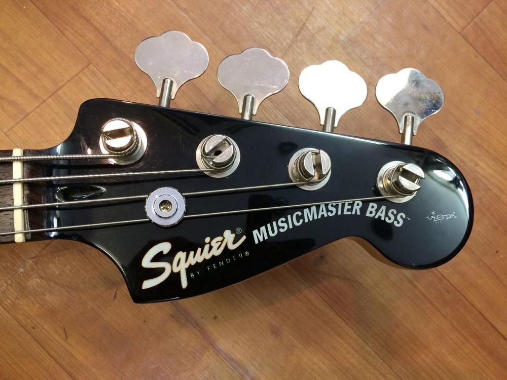 中古品 Squier by Fender Musicmaster Bass BLK - Sunshine Guitar