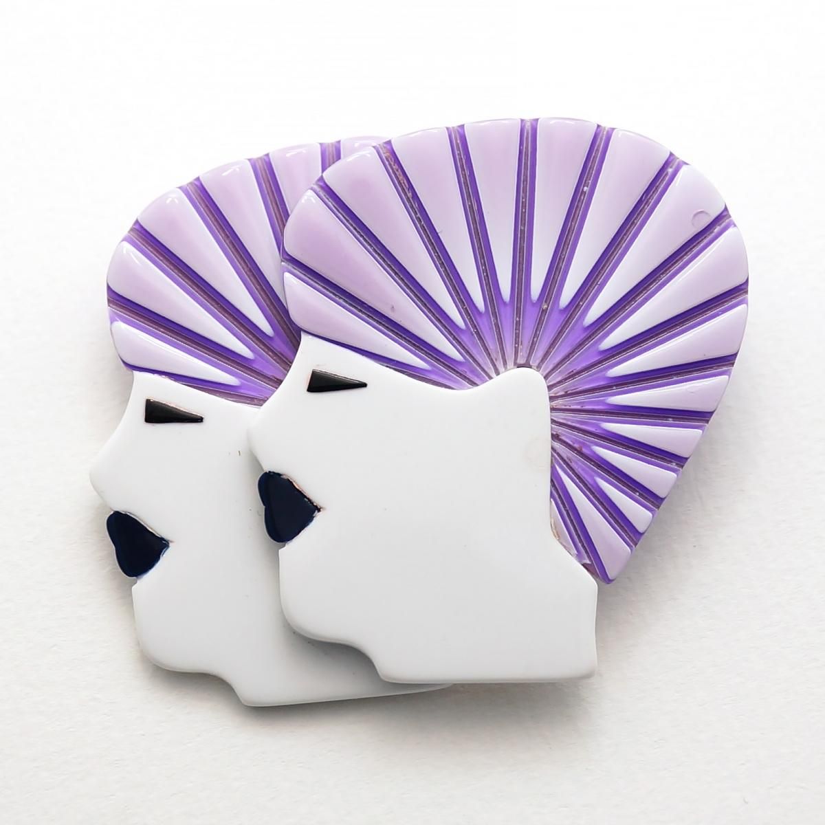 LEA STEIN リアスタン ブローチ マルセル ダブル