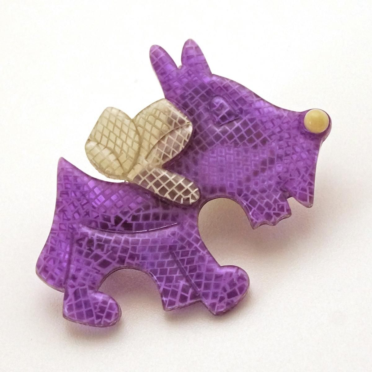 LEA STEIN リアスタン ブローチ 犬 トッティ