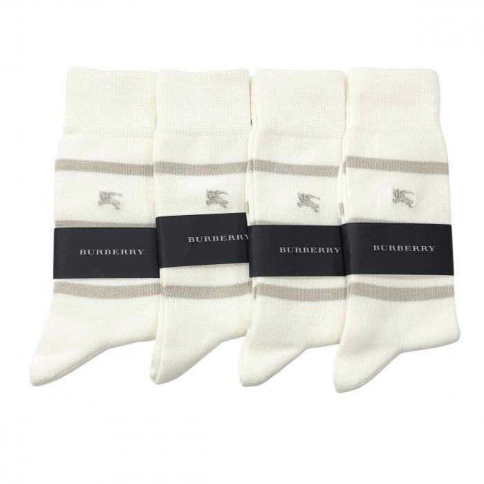 新品】 バーバリー BURBERRY レディース 靴下4点セット ソックス 23
