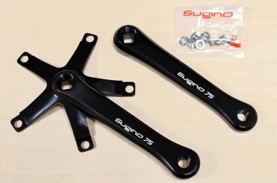 Sugino SG75 144 クランク ブラック