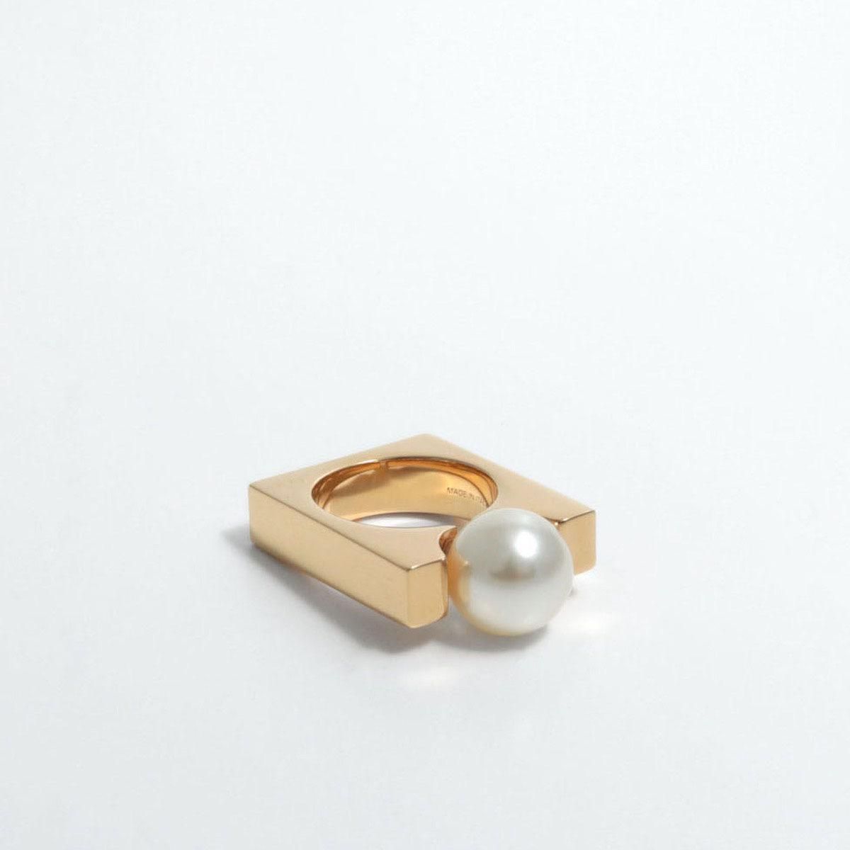 レディース]クロエ スクエアボールリング ゴールドカラー [Chloe]