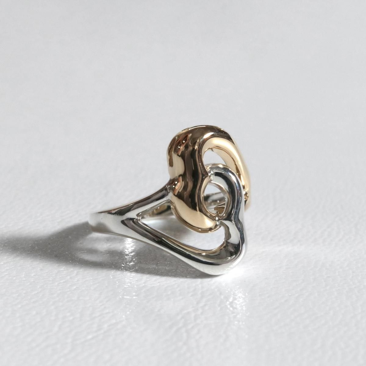 オールドティファニー ダブルオープンハートリング | 新品仕上げ