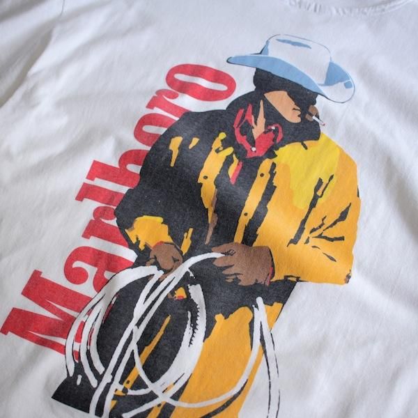 90's マルボロ Tシャツ カウボーイプリント [Marlboro] - レディース