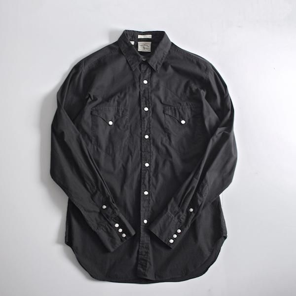 70's~80's ラルフローレン ポロウエスタン ブラックウエスタンシャツ