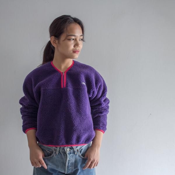 レディース] ~90's USA製 パタゴニア フリース インナー ノーカラー