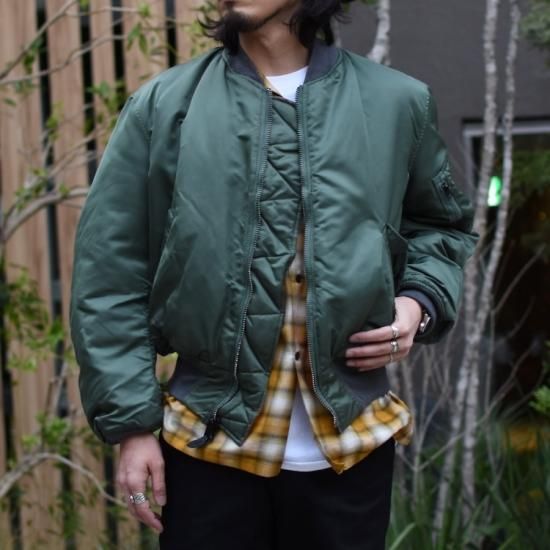 ミリタリー ( military ) U.S MILITARY GREENBRIER DEAD-STOCK MA-1