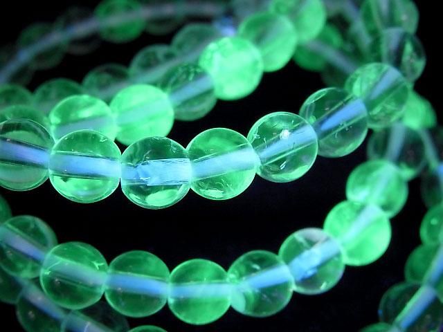 動画】宝石質ハイアライトオパールAAA ラウンド6mm 1連(ブレス