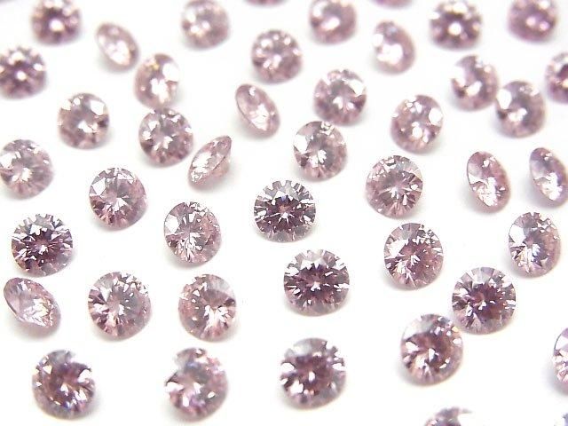 動画】モアサナイトAAA ルース ラウンドファセットカット4×4mm