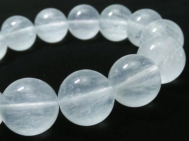 動画】【1点もの】ラビットヘアーフローライト ラウンド15mm 1連