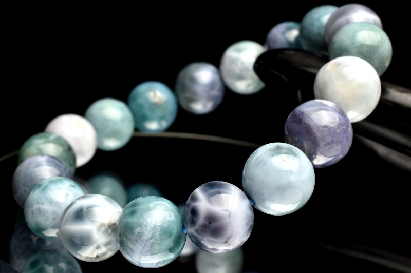 1点物】高品質◇激レア天然カラー！ パープルラリマー 10.5mm