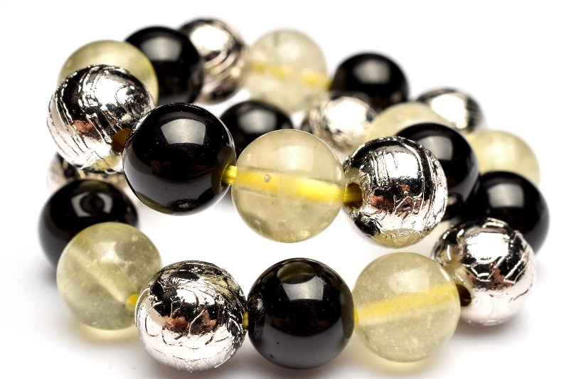 宇宙の導き⭐︎MIX隕石(アルタイ隕石+黒隕石+リビアングラス)8mm