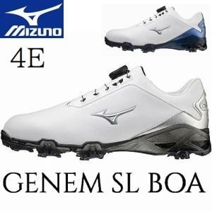 ミズノゴルフシューズ[メンズ]ジェネムSLボア ワイド4E 防水軽量