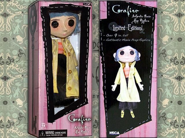 コララインとボタンの魔女Coraline NECA10インチレプリカドール