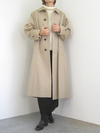 CIOTA（シオタ） スビンコットンギャバジンバルマカンコート[COLM-113L
