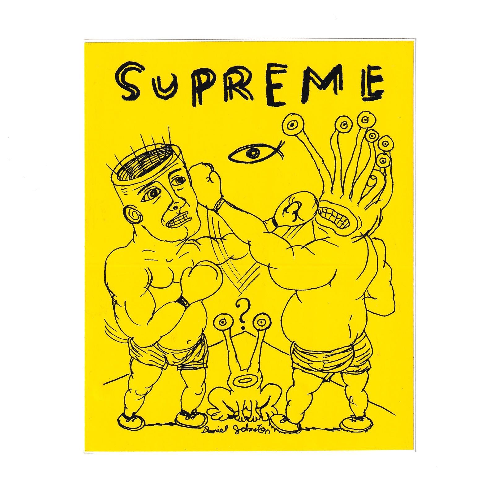 Supreme - Daniel Johnston Eternal Fight Sticker - UG.SHAFT