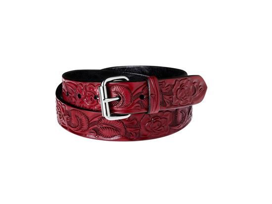 Supreme - Rose Leather Belt/Red/(L/XL)【USED】状態A - UG.SHAFT