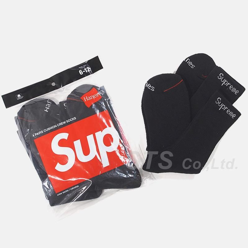 Supreme/Hanes Crew Socks (4 Pairs) - UG.SHAFT