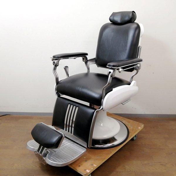 中古/A】タカラベルモント『手動式理容椅子 CLASSICA100（クラシカ100