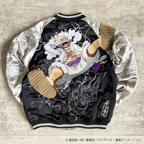 絡繰魂×ワンピース ルフィ5th 太陽の神 スカジャン