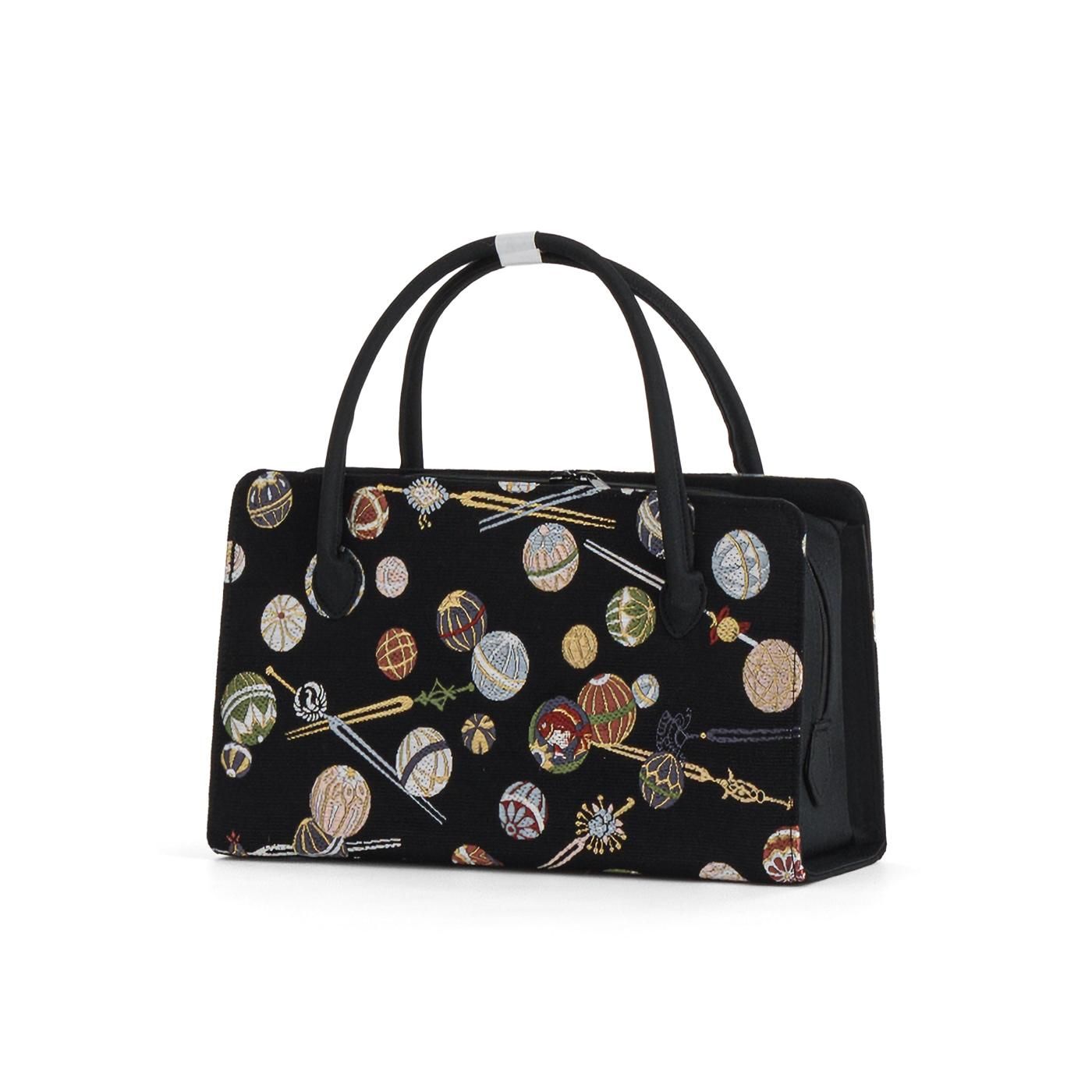 利休バッグ 鞠と簪 - からん::アンティーク着物・リサイクル着物の通販