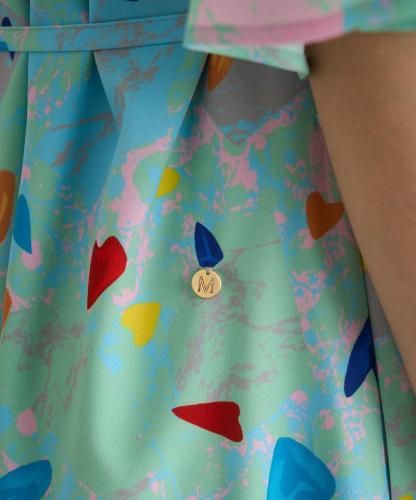 MUVEIL 2025SS ストーンプリントワンピース