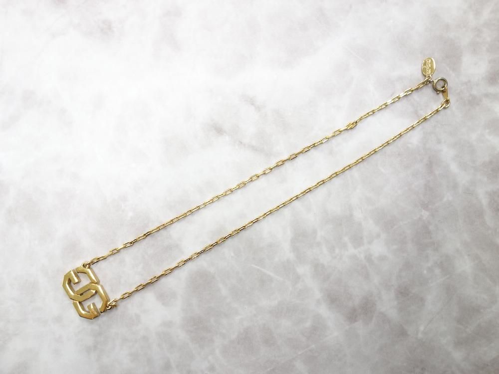 VINTAGE GIVENCHY ジバンシィ Gロゴ チェーンネックレス USED - SOTA