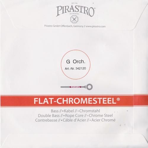 フラットクロムスチール コントラバス弦GDAEセット｜明瞭な響き