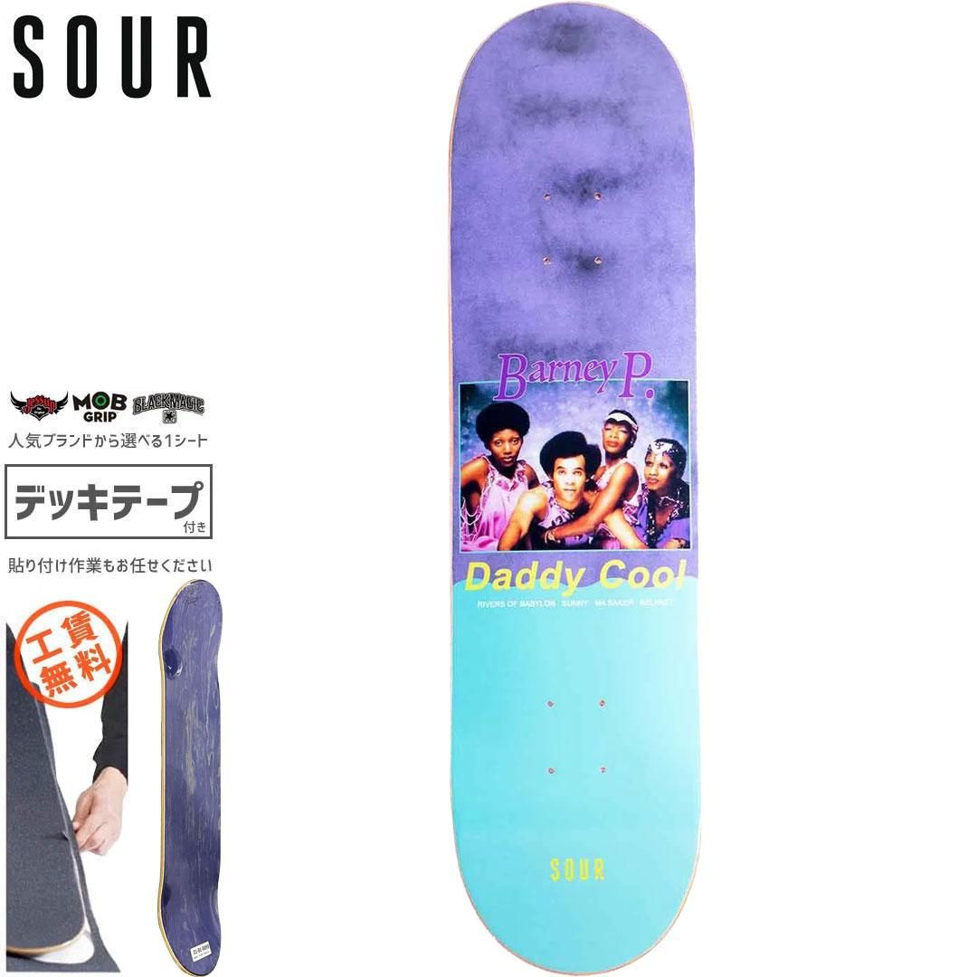SOUR SOLUTION スケートボードデッキ | BARNEY P 8.25インチ - 南国