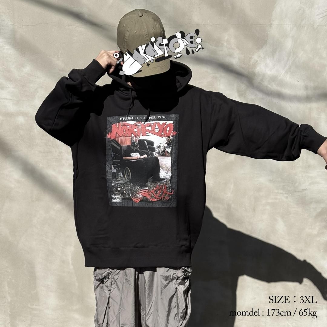 NORIKIYO 'EXIT' Hoodie [BLACK] 【特典付】「予約」 2/28発売 - ZAKAI