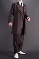 ズートスーツ・zoot suit ストライプ ダークパープル【通販、販売