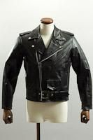 ダブルライダースジャケット ブラック カウレザー【通販、アメ横、上野屋】