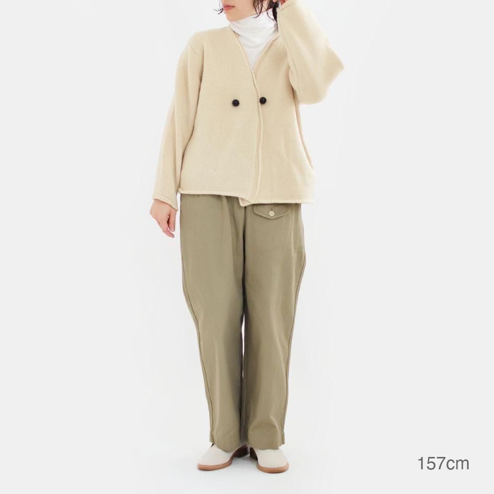 Atelier d'antan | アシンメトリーニットカーディガン〈 Degas 〉 4colors