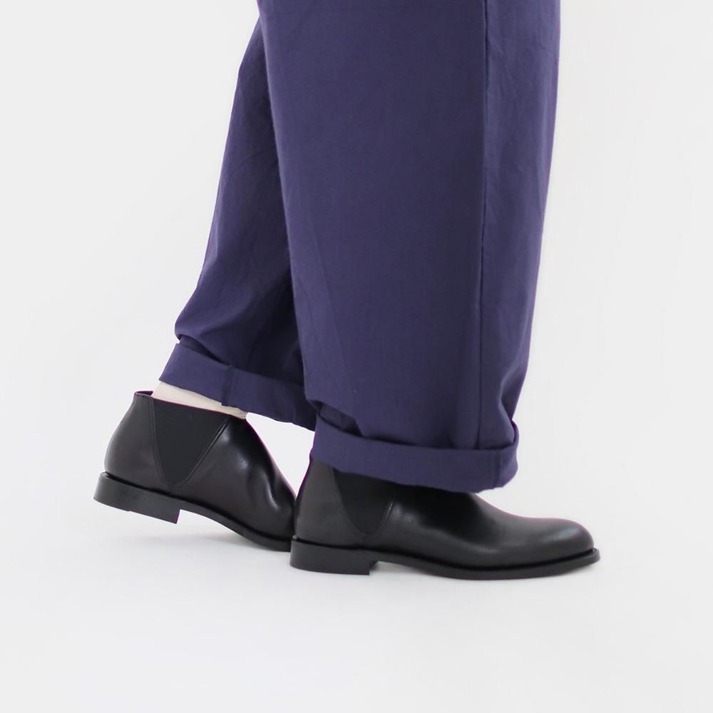 Beautiful Shoes | ミドルカットサイドゴアブーツ Black