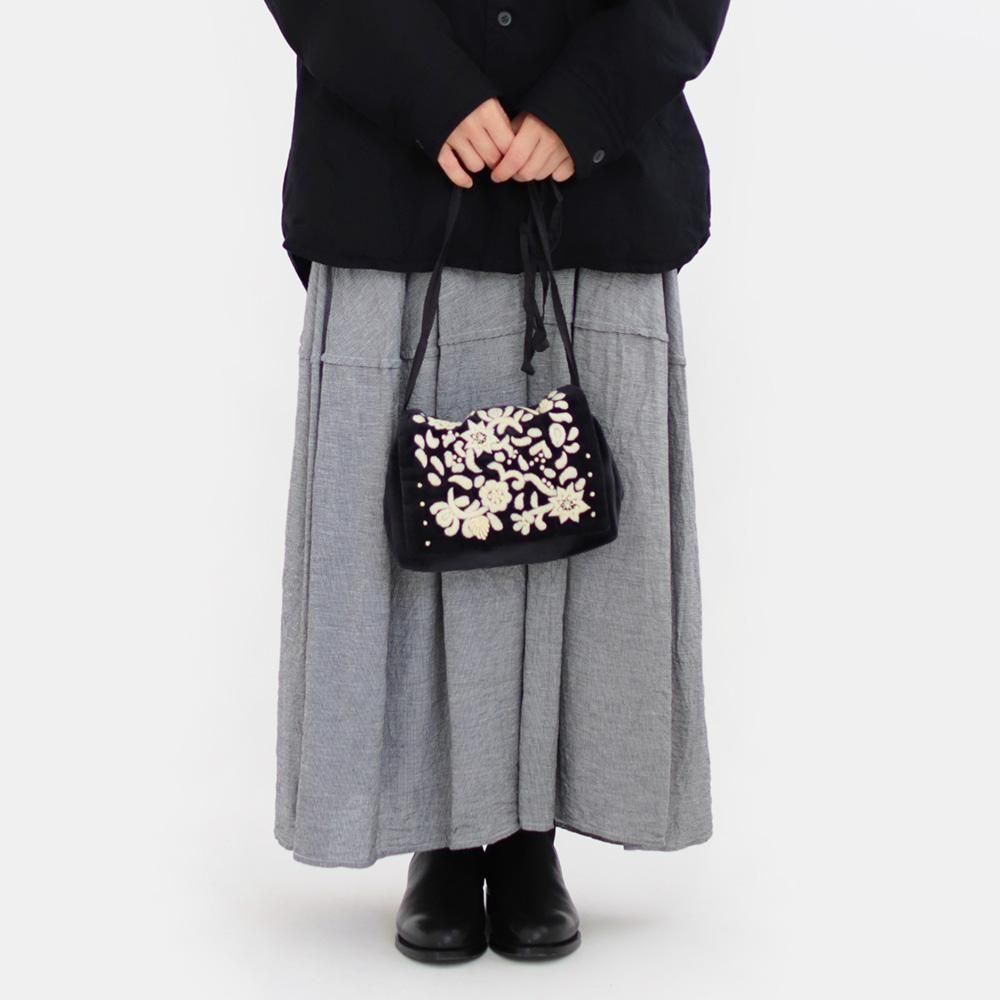 Khadi&Co. | ベルベットフラップショルダーバッグ 2colors