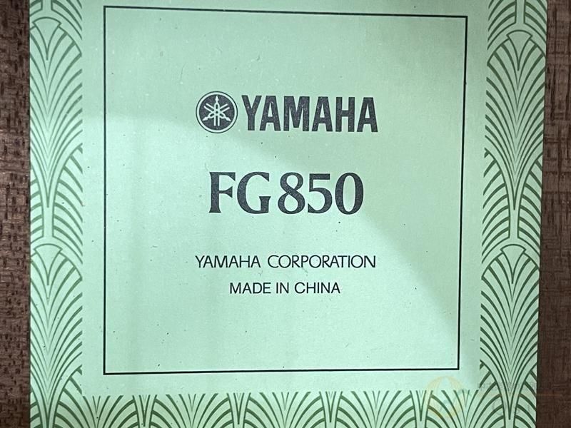 YAMAHA FG850 【返品OK】[NMN41]【梅田店在庫】 - 中古楽器の販売