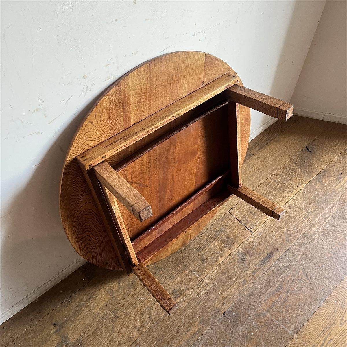 ちゃぶ台/丸テーブル/セン - 古家具・古道具 アンティーク家具 kubu