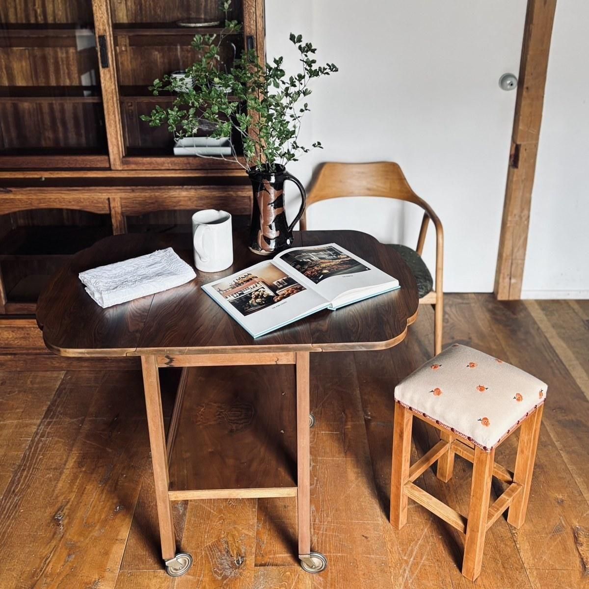 昭和レトロ 銘木 欅 座卓 ちゃぶ台 大型センターテーブル 古家具 古