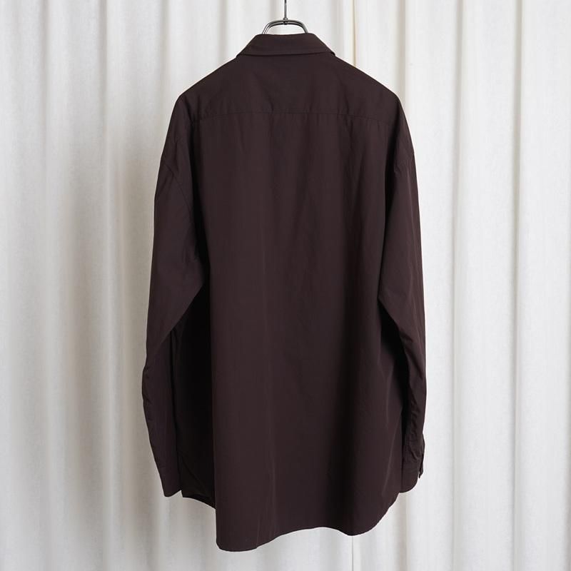Porter Classic ポータークラシック】 CLASSIC SHIRT / BROWN - Avelia