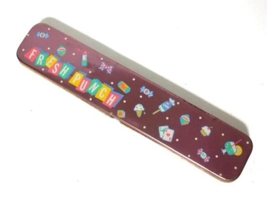 サンリオ フレッシュパンチ 細身缶ペンケース - 「宝の森」昭和レトロ