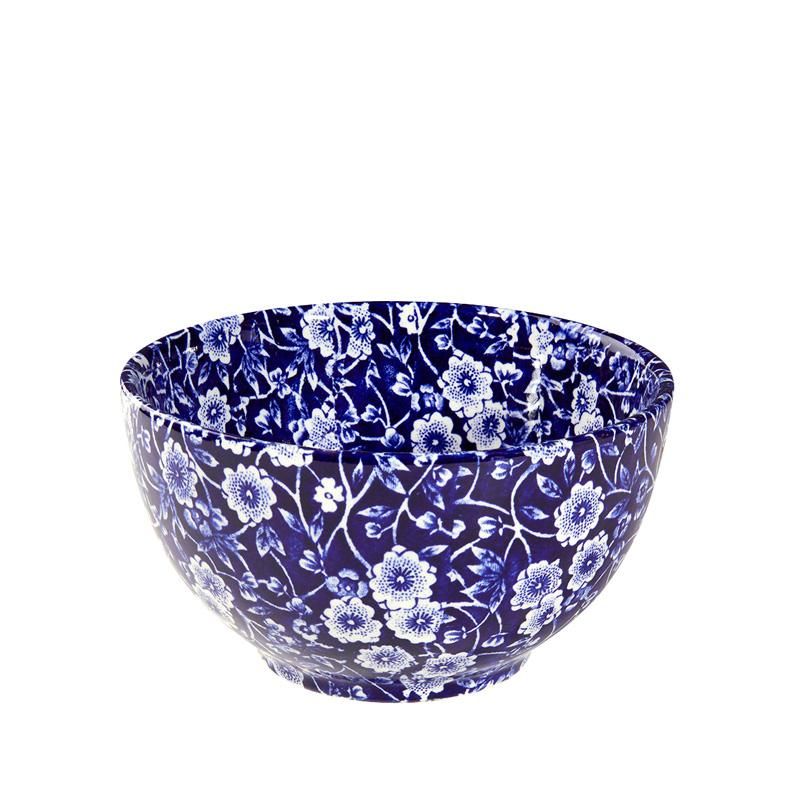 イギリス食器 Burleigh ブルーキャリコ シュガーボウルL｜バーレイ正規