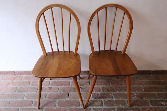 ERCOL/アーコールチェアー/フープバック/ウィンザー/4本 - 西荻窪