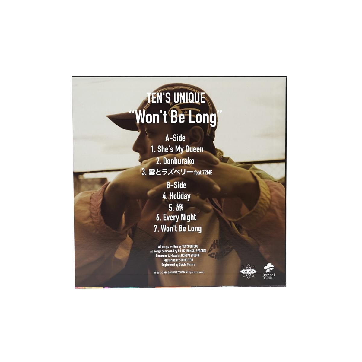 TEN'S UNIQUE / Won't be long - 1st EP 12inch - - HighLife Online